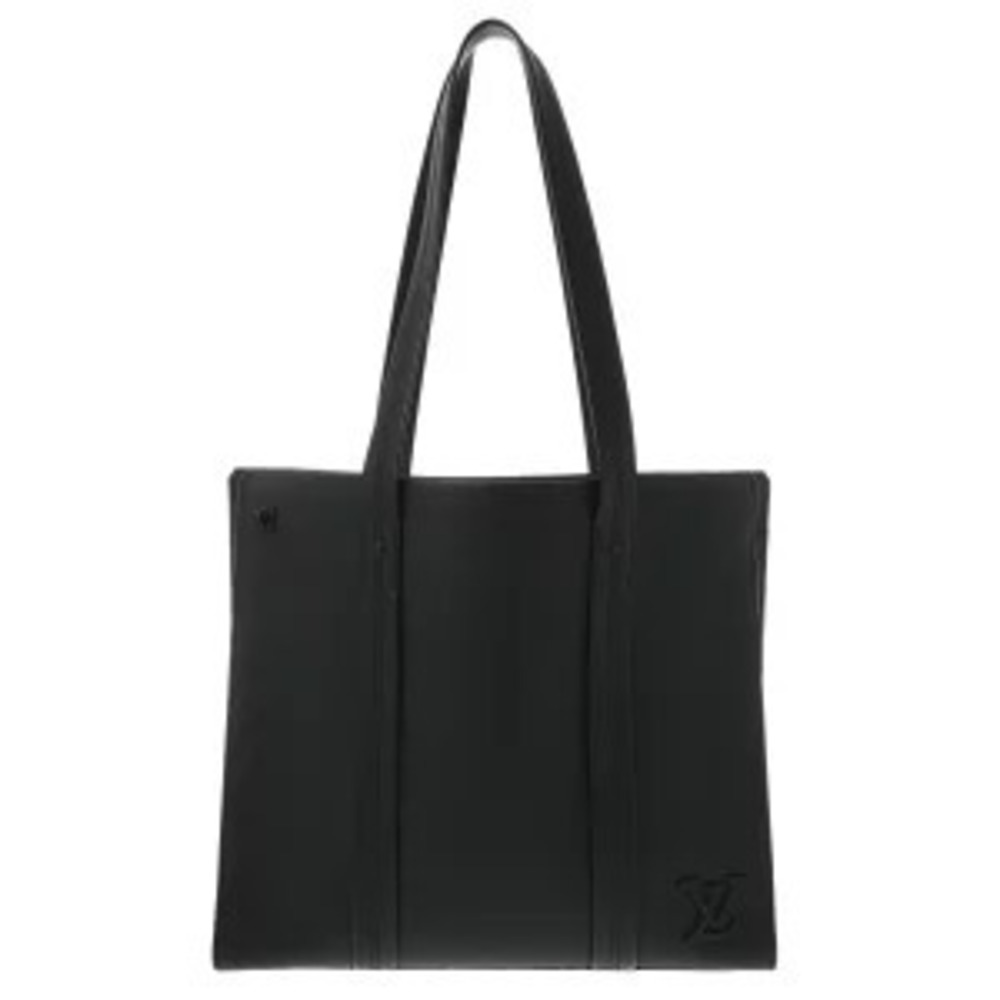 Louis Vuitton Aerogram Takeoff Tote Noir Black Grained Calf Leather Bag
